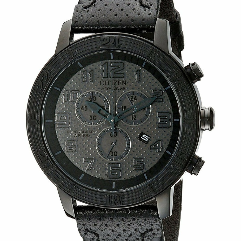 Citizen Eco-Drive Men's BRT Chronograph Leather